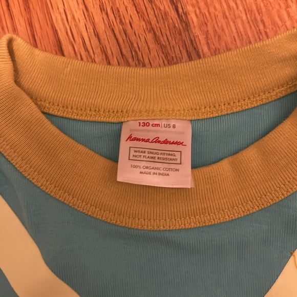 Hanna Anderson PJ top only sizs 8 - Picture 2 of 2